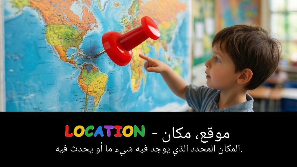 Arabic Illustration for location